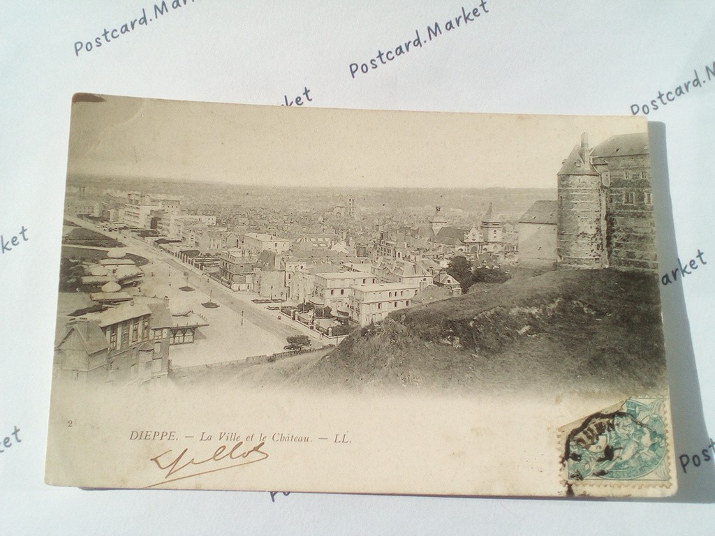 /France/Dieppe/FR_place_1904_Dieppe. La Ville et le Chateau.jpg